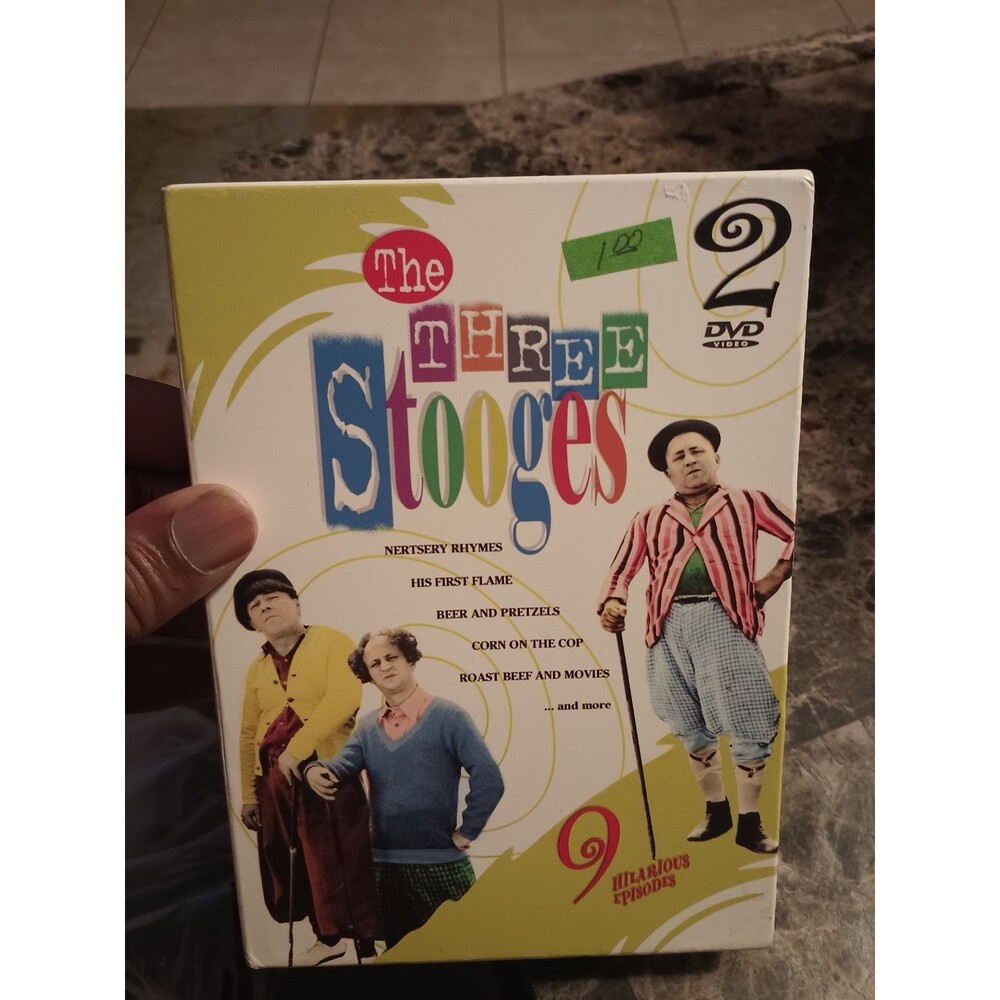The Three Stooges DVD (2 Disc Set) 9 Hilarious Episodes Digitally Mastered